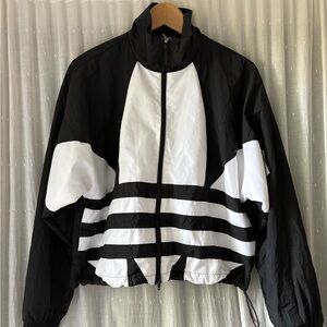 adidas Black and White Bomber Jacket